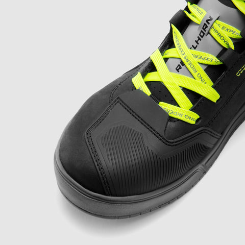 Rebelhorn Vandal II Black/Grey/Fluo Yellow Motorcycle Boots