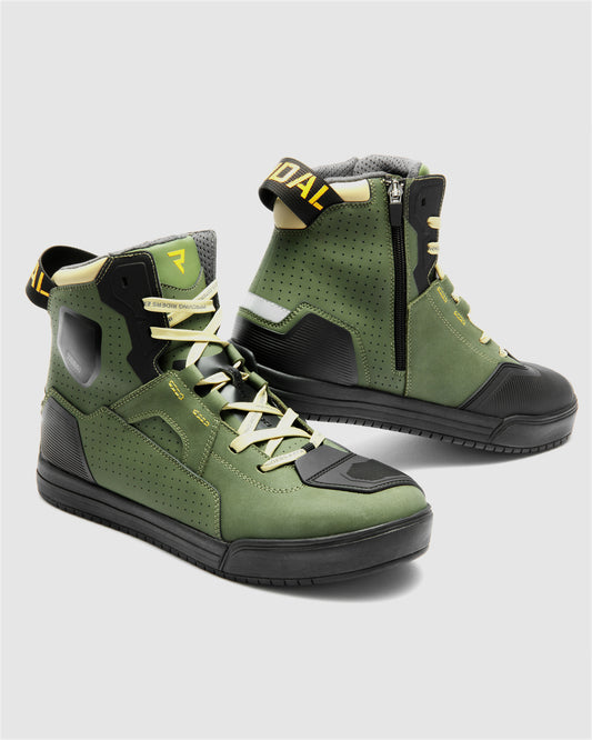 Vandal II Motorcycle Boots Olive