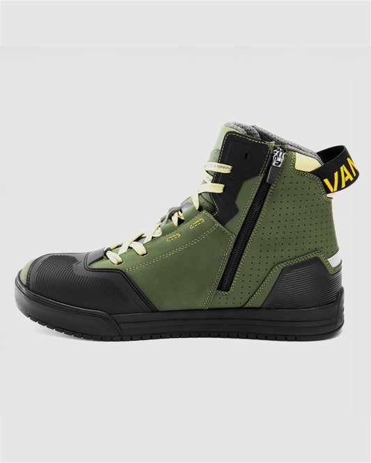Vandal II Motorcycle Boots Olive
