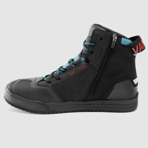 Rebelhorn Vandal II Black/Blue/Red Motorcycle Boots