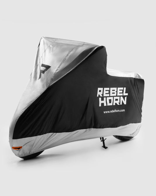 Shelter Motorcycle Cover Silver