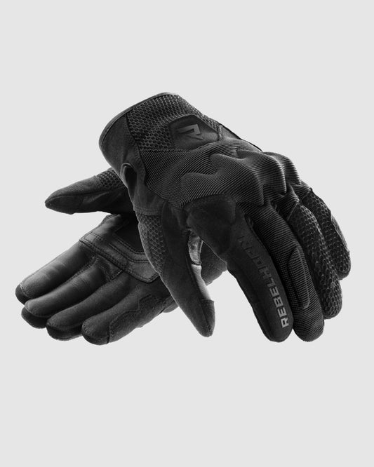 Core Motorcycle Gloves Black