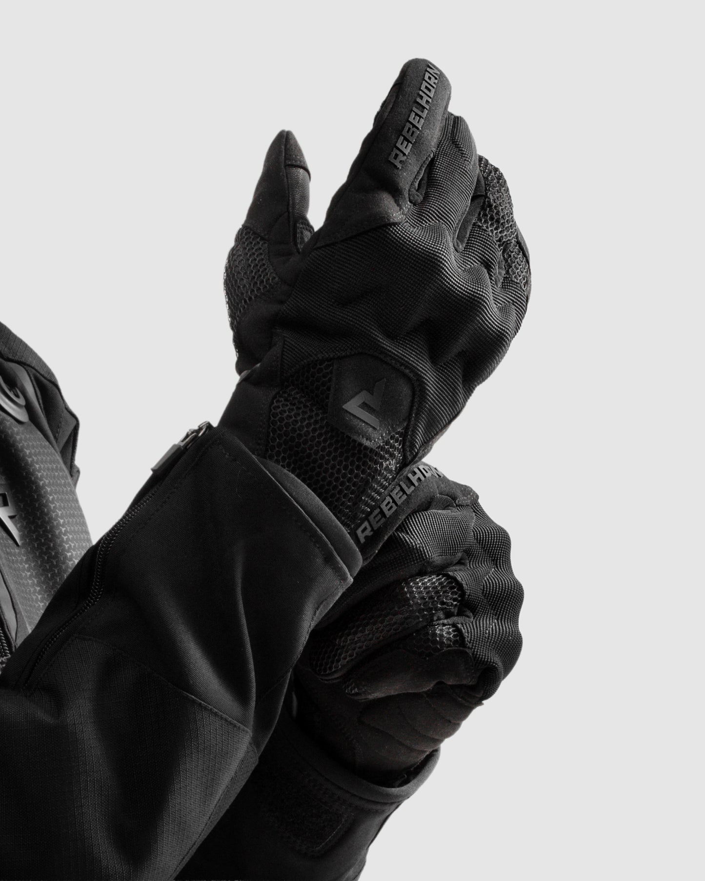 Core Motorcycle Gloves Black