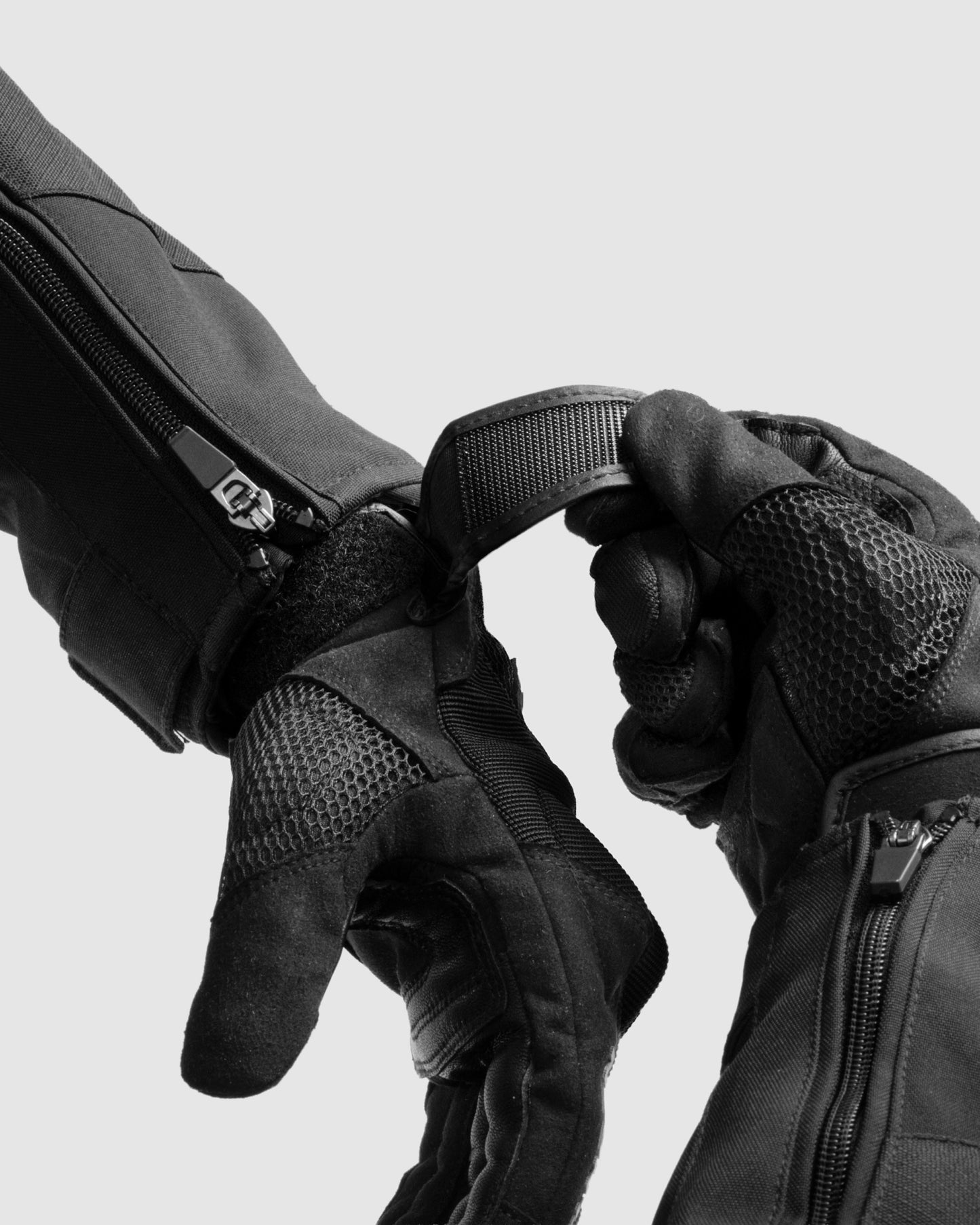 Core Motorcycle Gloves Black