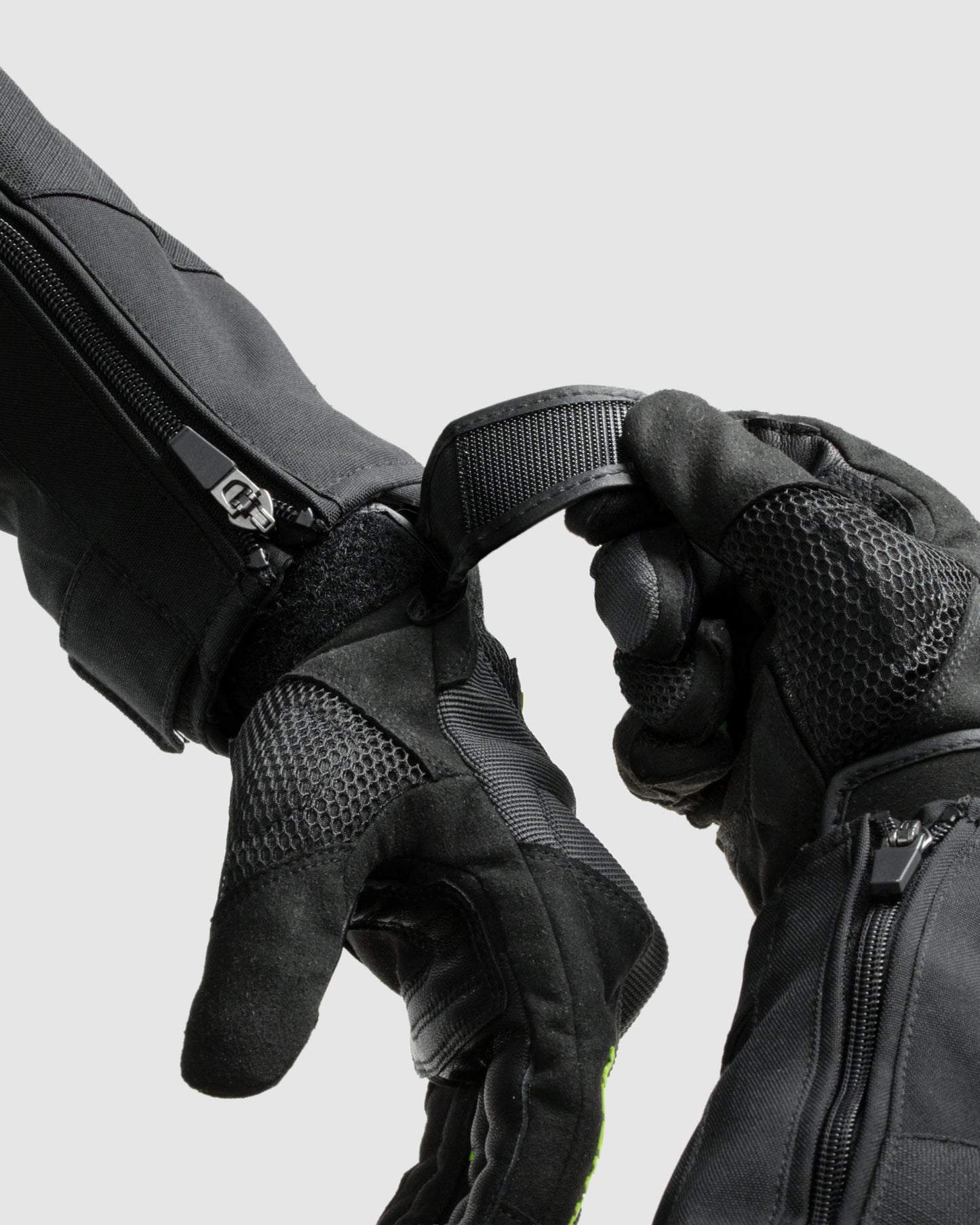 Core Motorcycle Gloves Fluo Yellow
