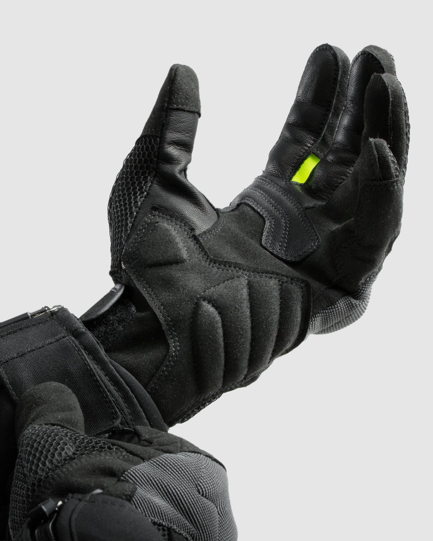 Core Motorcycle Gloves Fluo Yellow