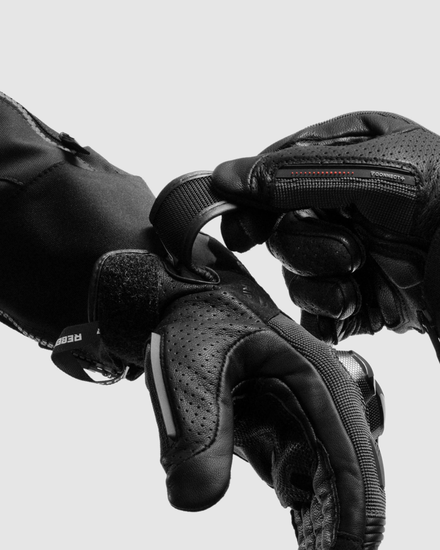 Defender Motorcycle Gloves Black