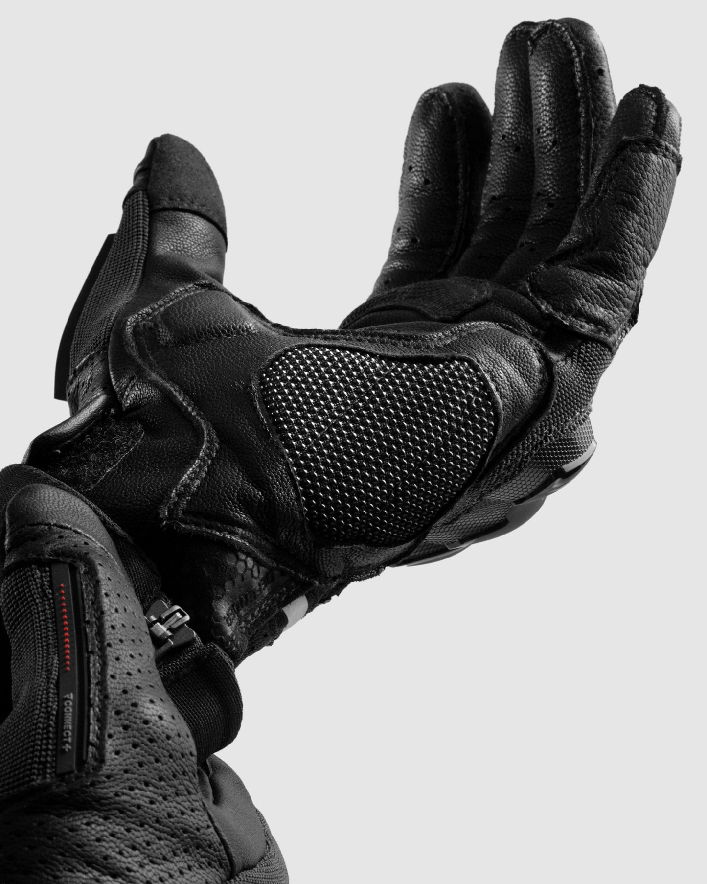 Defender Motorcycle Gloves Red