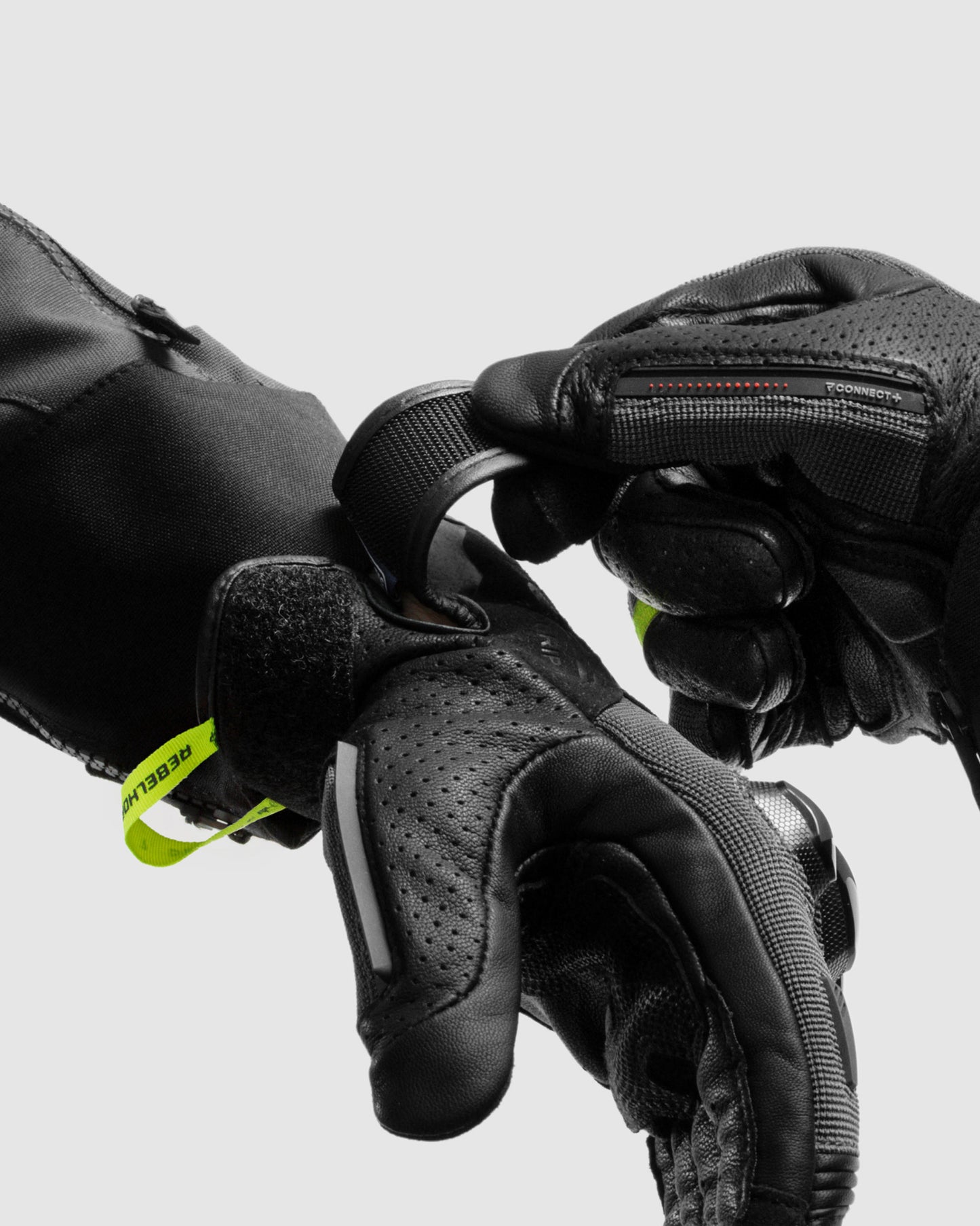 Defender Motorcycle Gloves Fluo Yellow