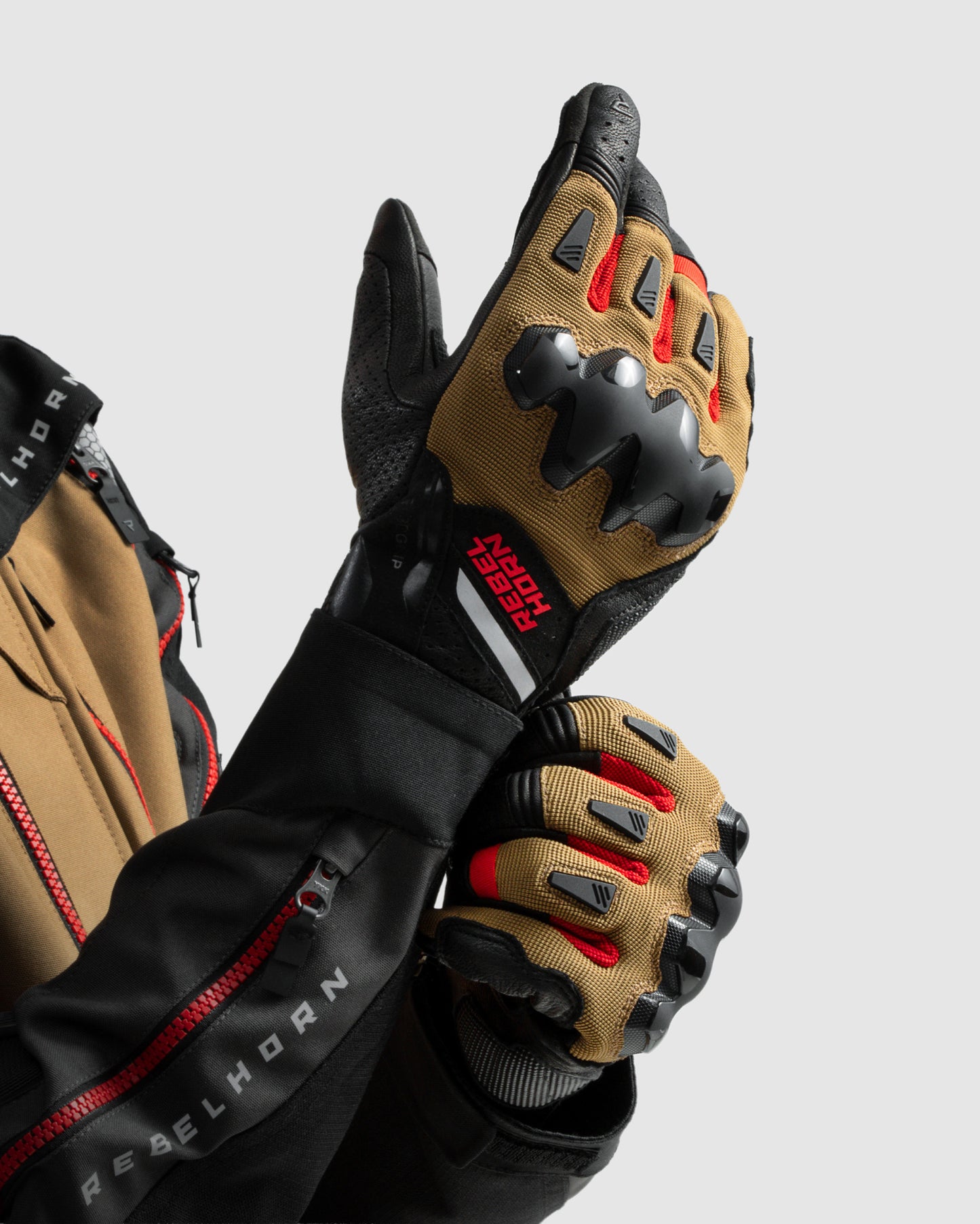 Defender Motorcycle Gloves Desert