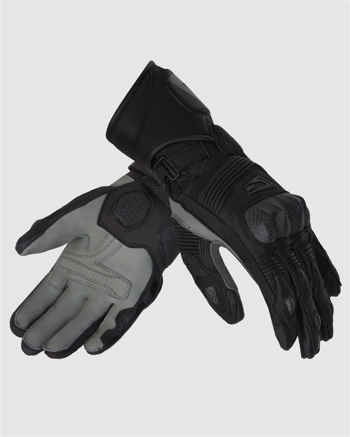 Fighter Motorcycle Gloves Black