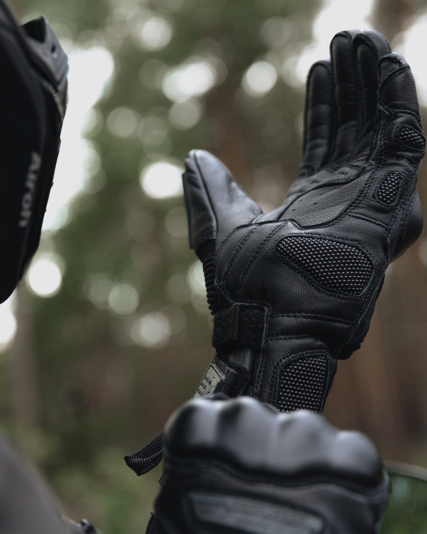 Range Motorcycle Gloves Black