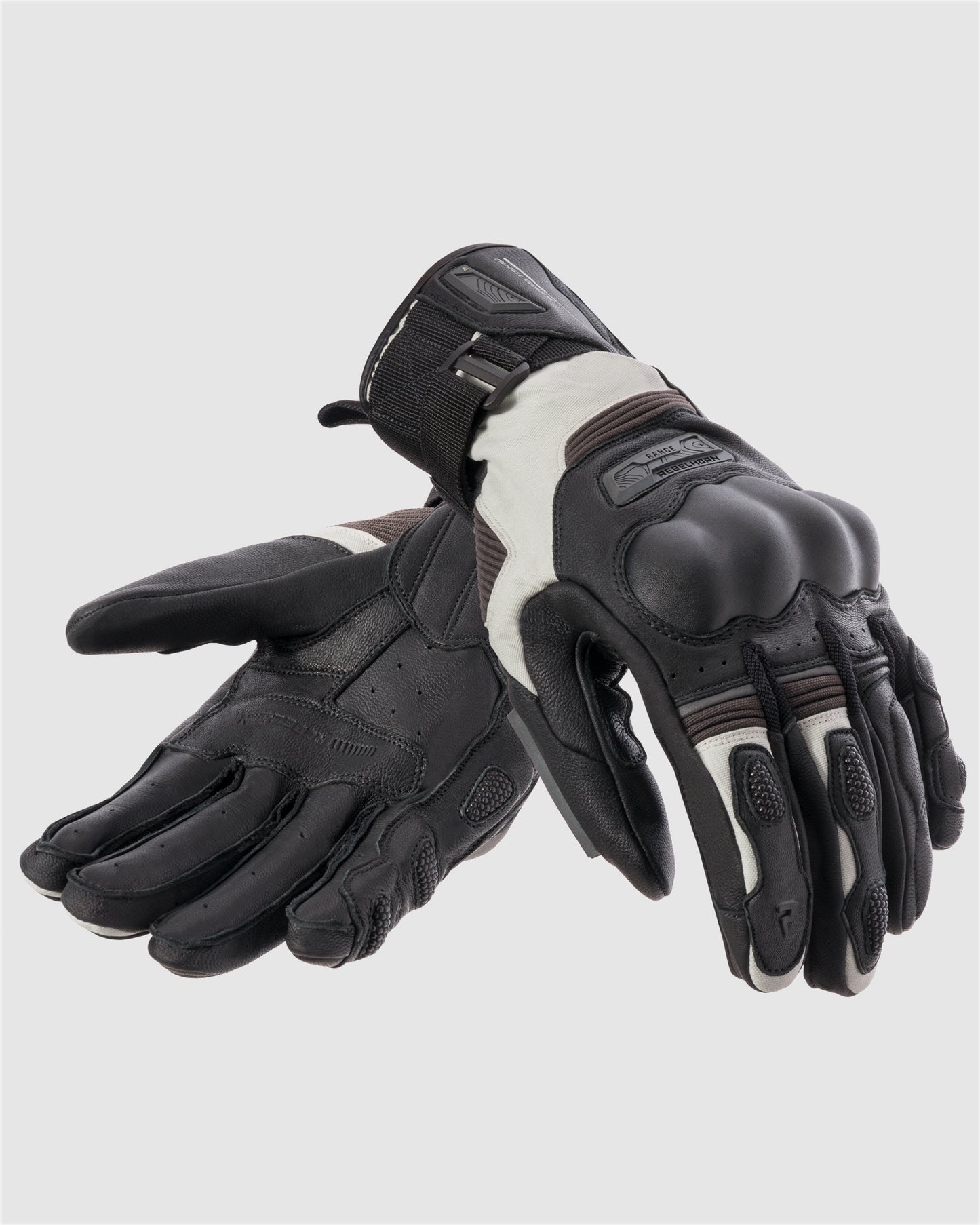 Range Motorcycle Gloves Grey