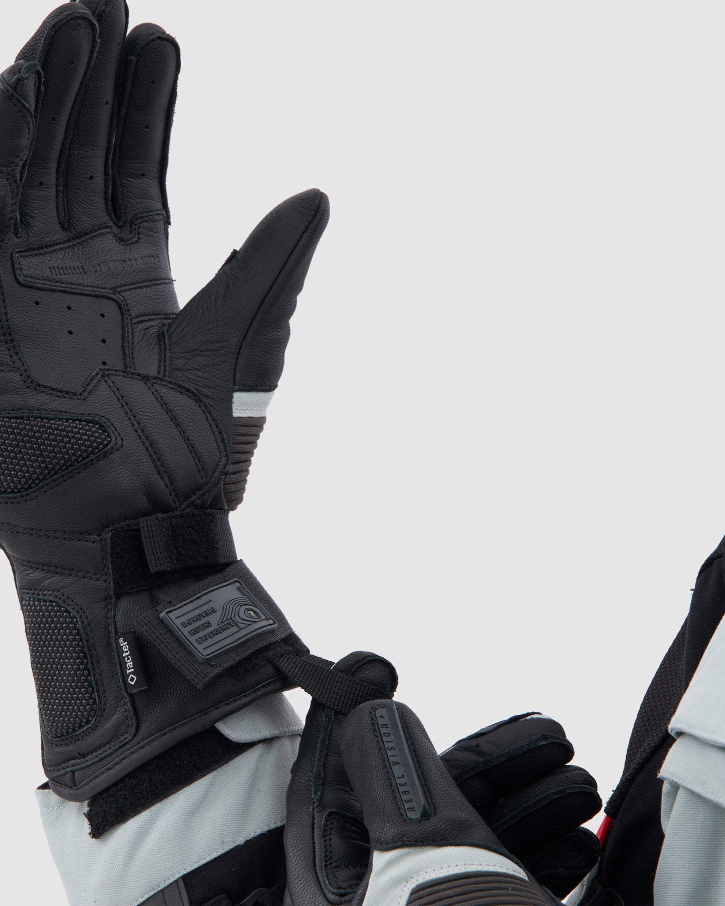 Range Motorcycle Gloves Grey