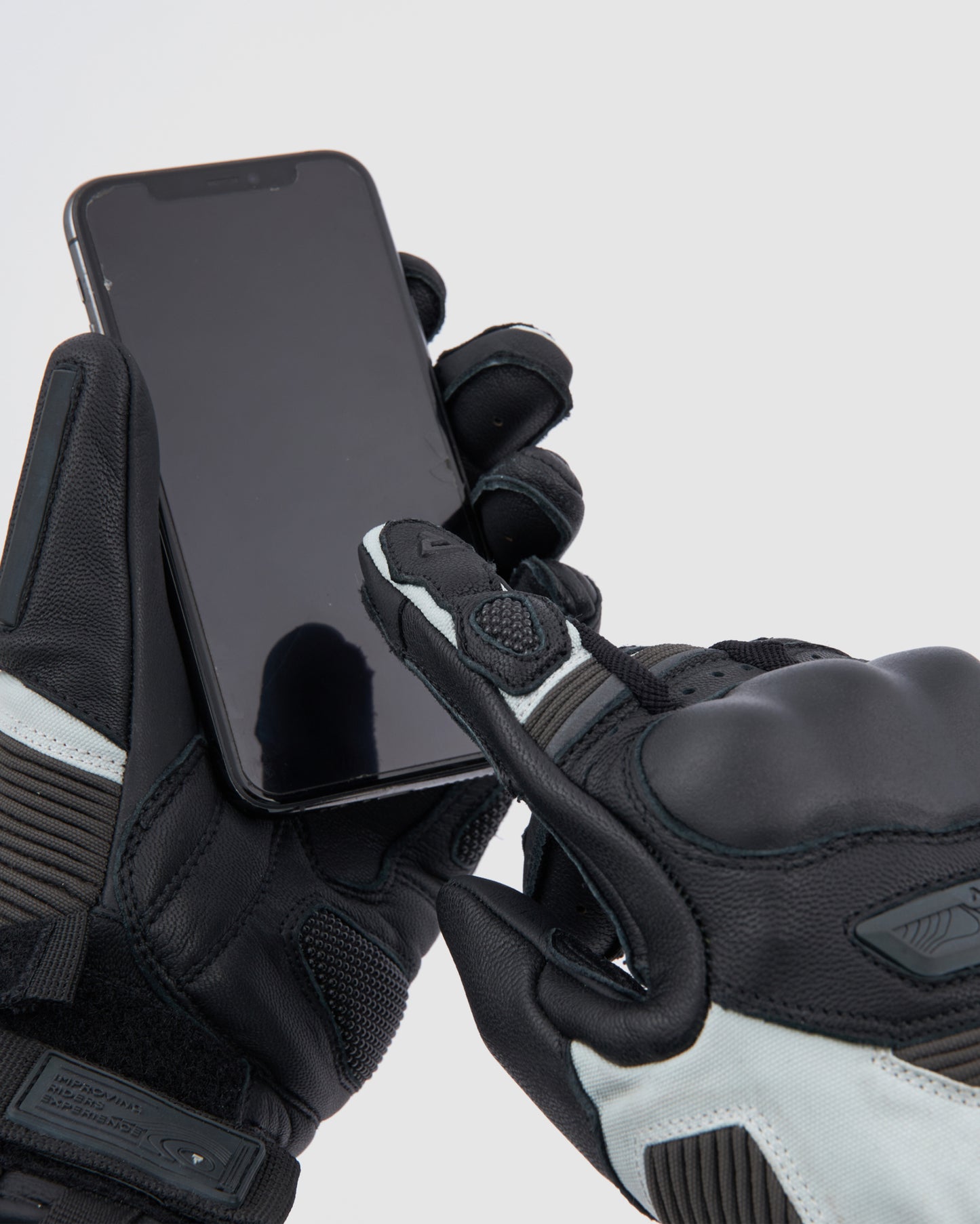 Range Motorcycle Gloves Grey