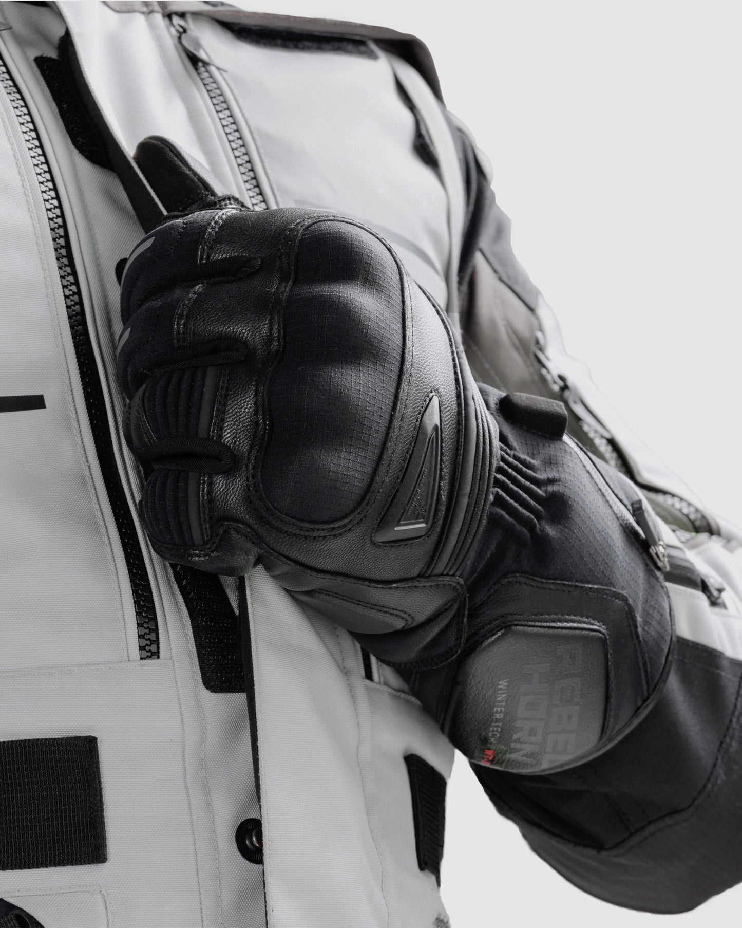 Summit Waterproof Motorcycle Gloves Black
