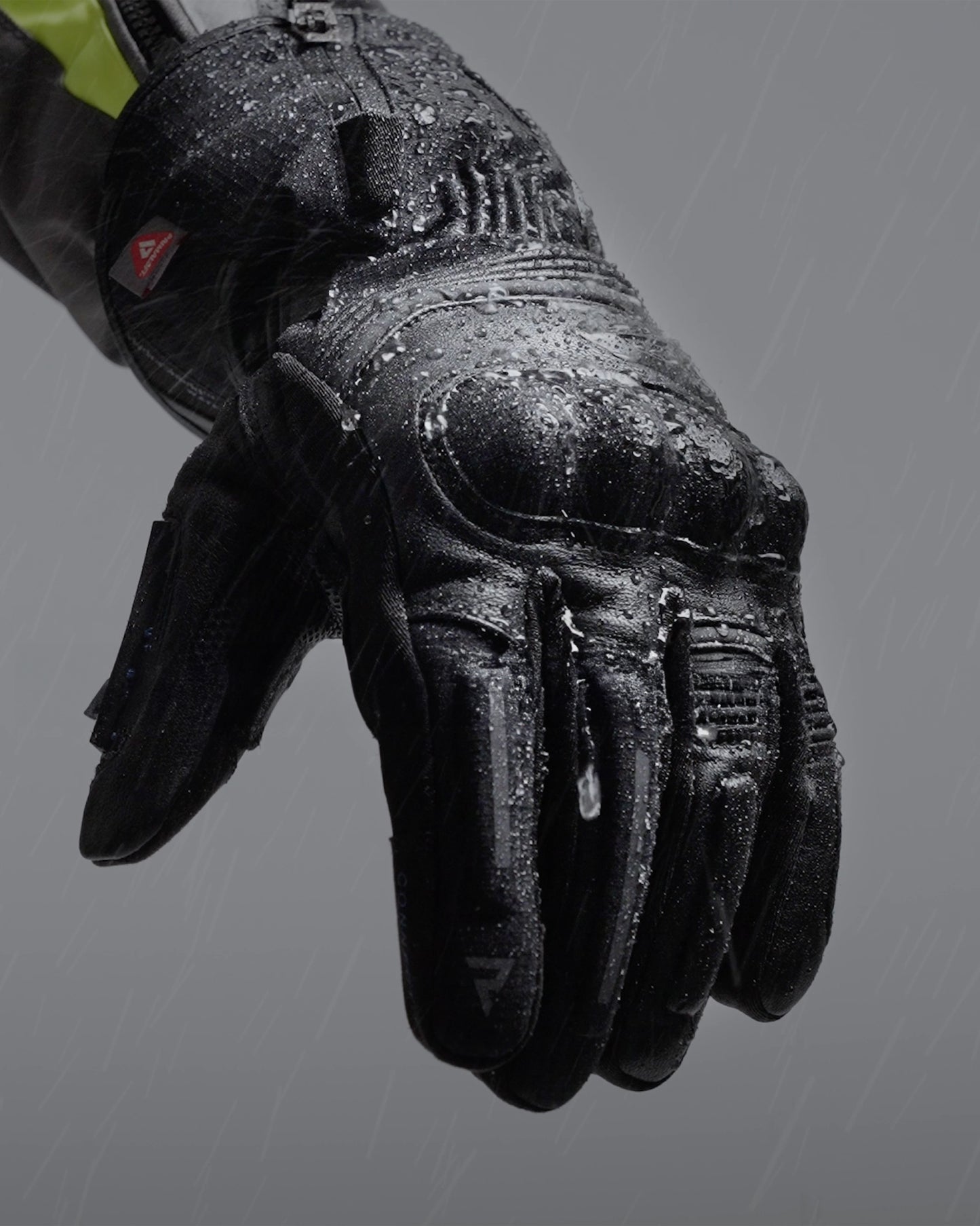Summit Waterproof Motorcycle Gloves Black