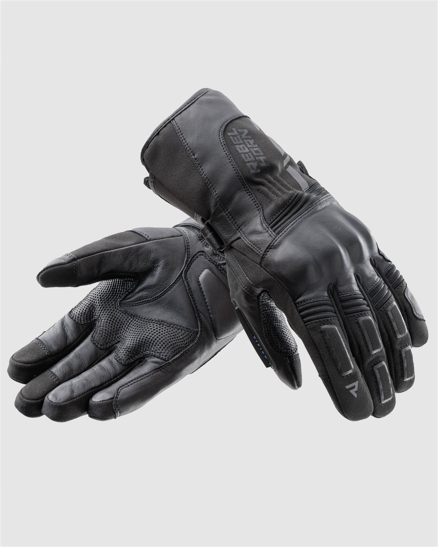 Tracer Waterproof Motorcycle Gloves Black