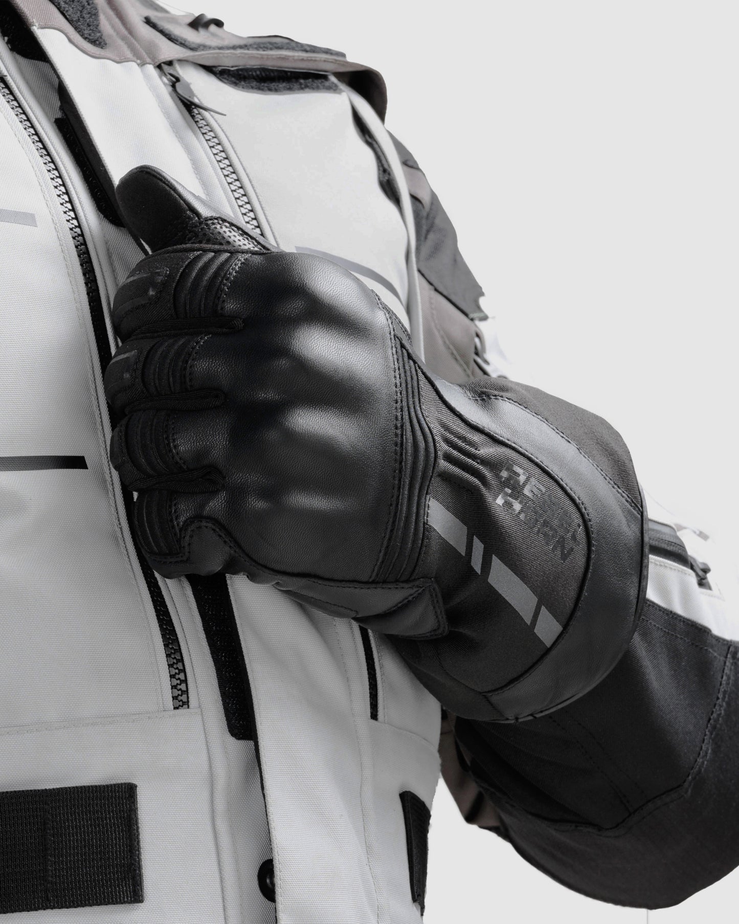Tracer Waterproof Motorcycle Gloves Black