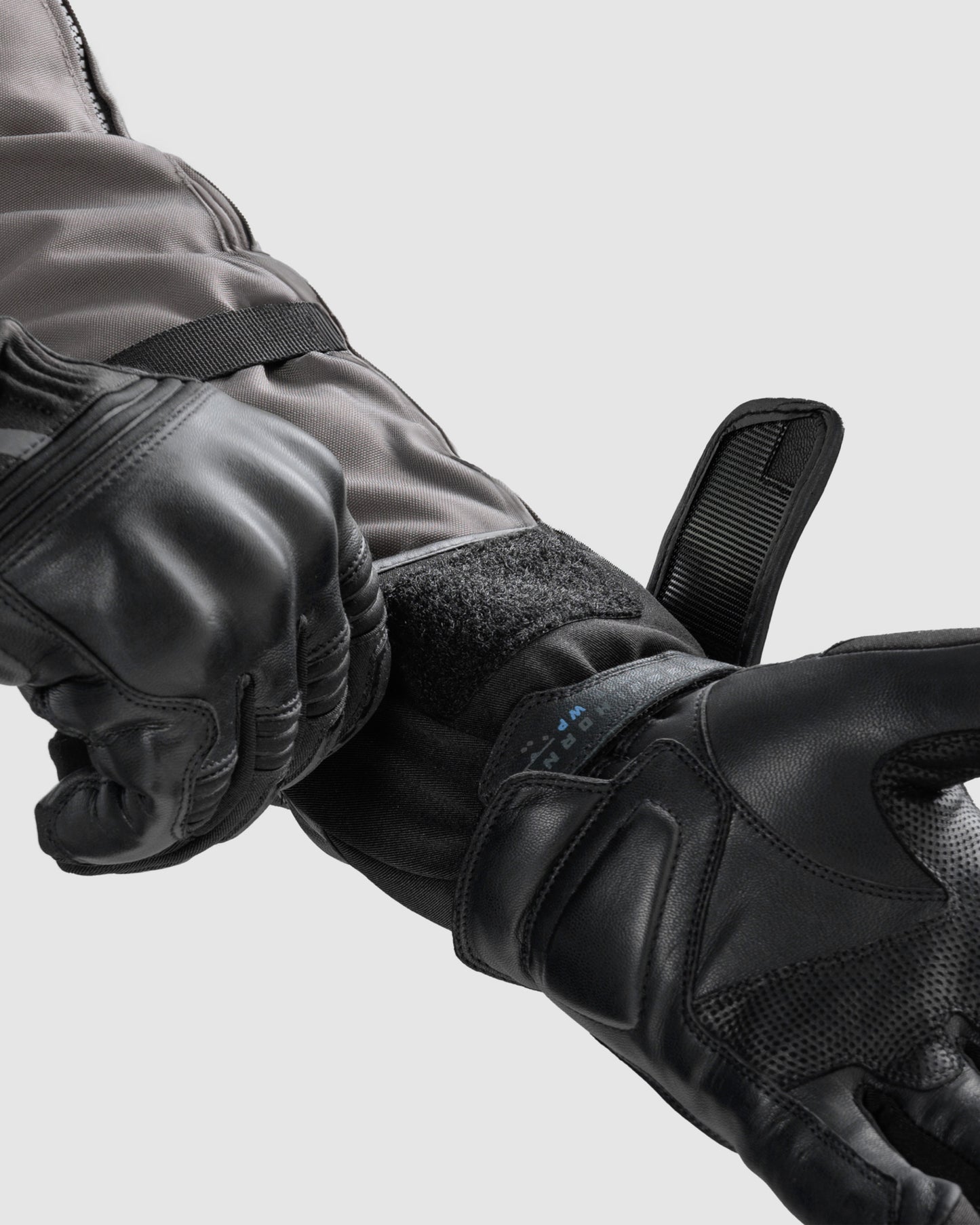 Tracer Waterproof Motorcycle Gloves Black