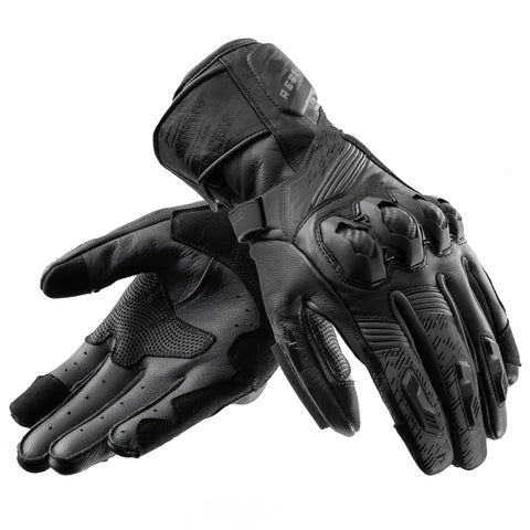 Rebelhorn Viper Black Motorcycle Gloves