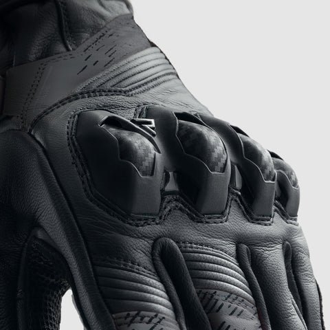 Rebelhorn Viper Black Motorcycle Gloves