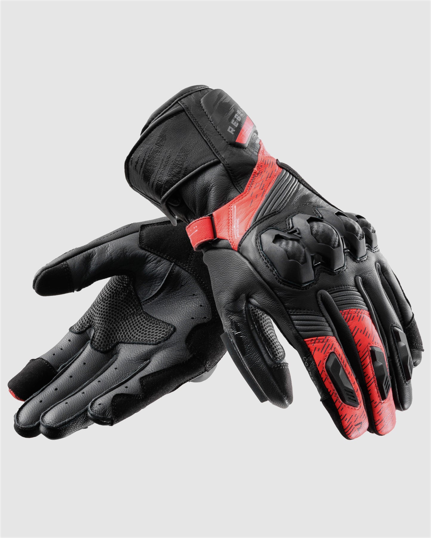 Viper Motorcycle Gloves Red