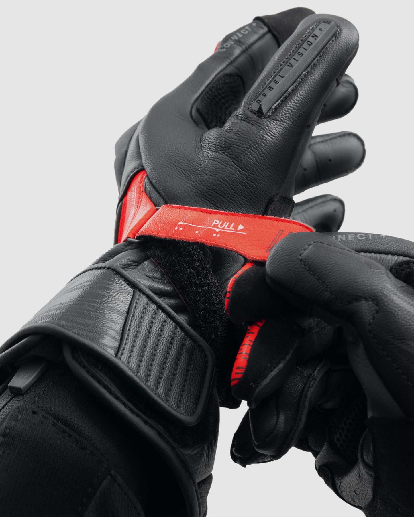 Viper Motorcycle Gloves Red
