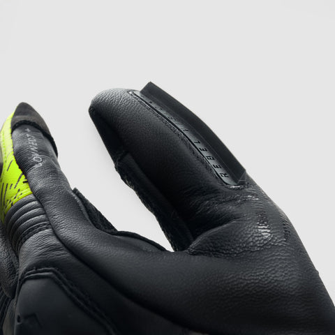 Rebelhorn Viper Black/Grey/Fluo Yellow Motorcycle Gloves