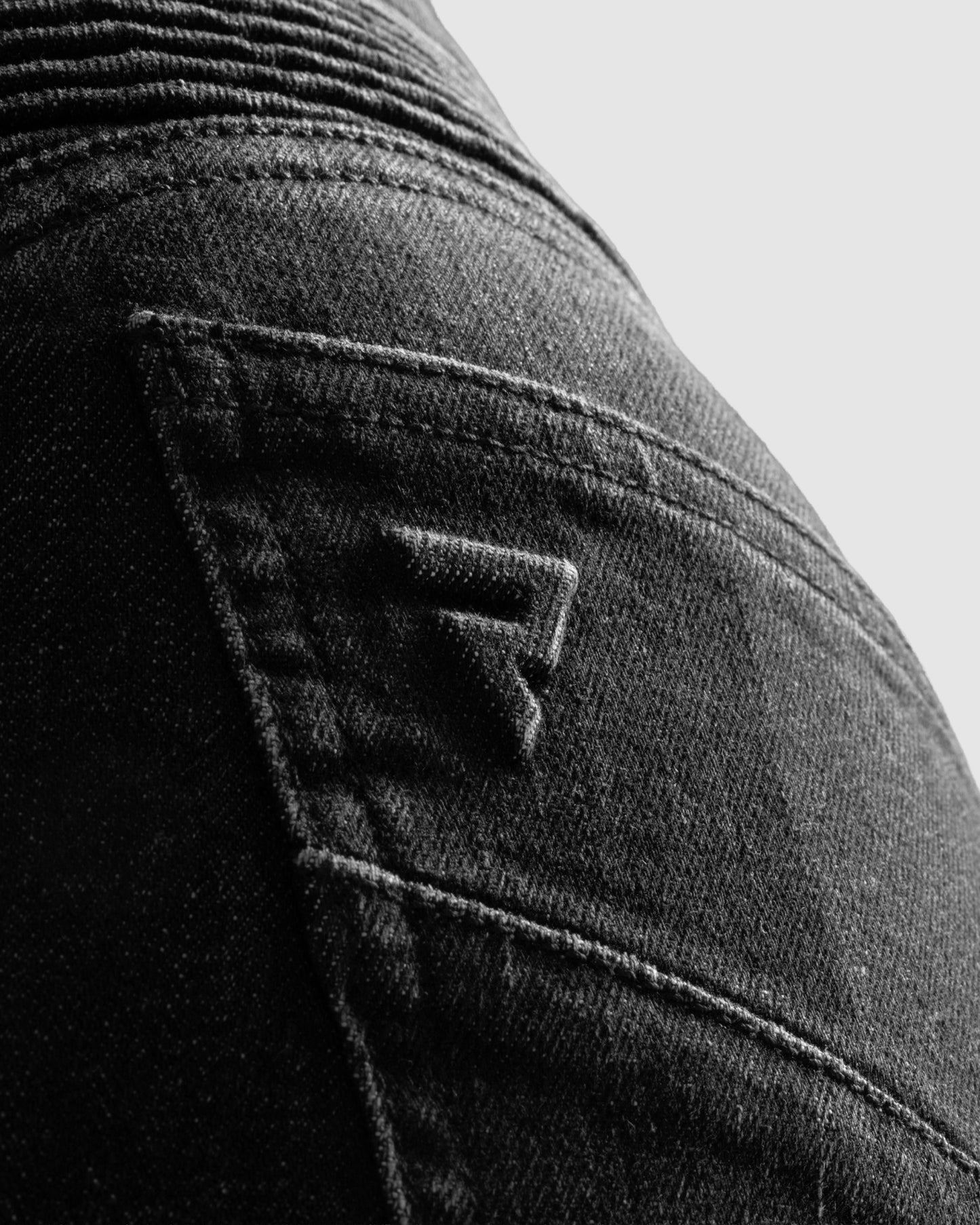 Agness 2 Mono Women’s Motorcycle Jeans Washed Black