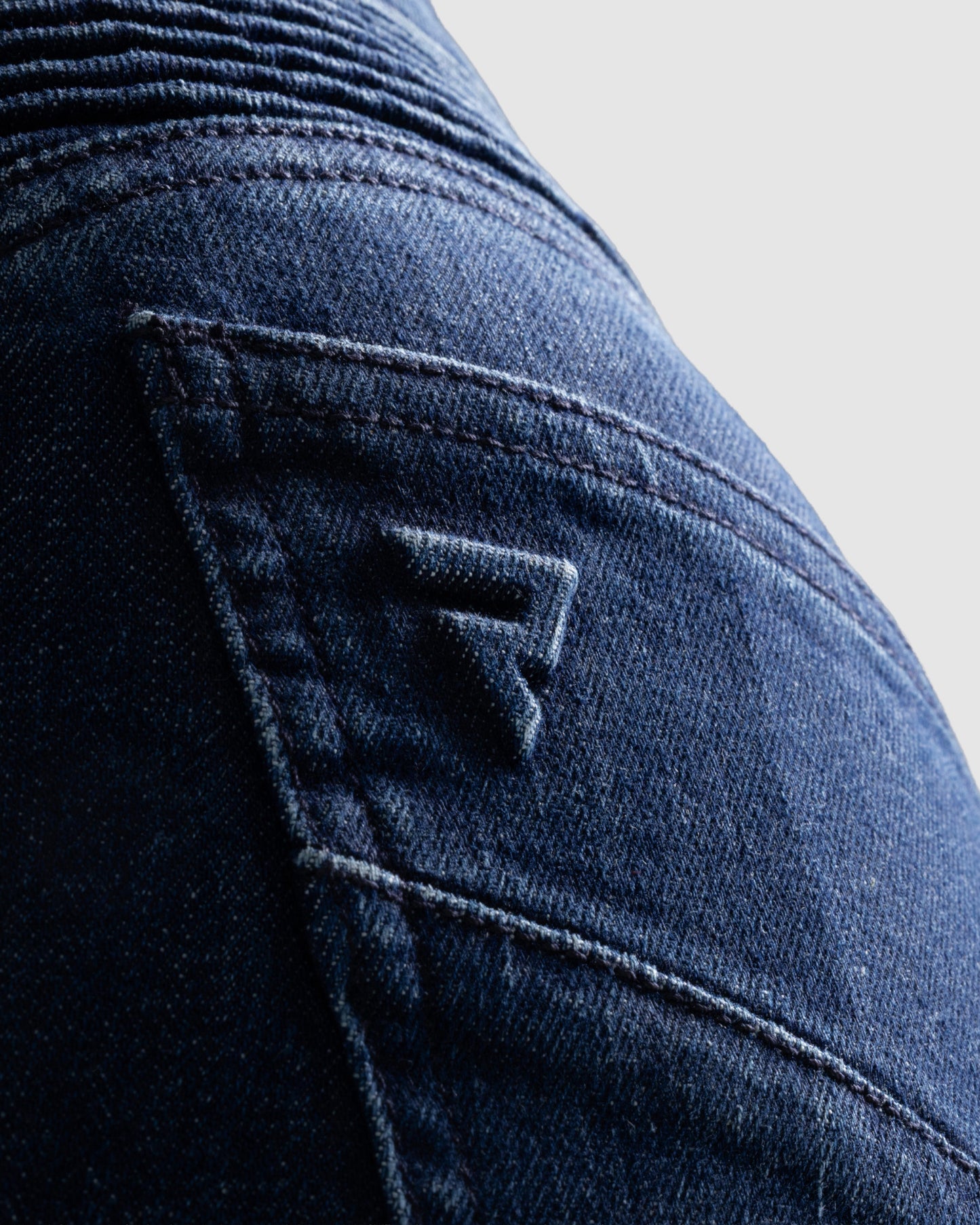 Agness 2 Mono Women’s Motorcycle Jeans Washed Blue