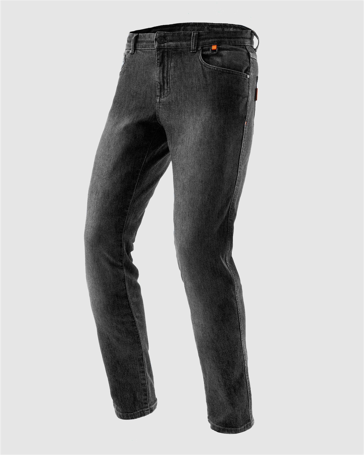 Bronco Motorcycle Jeans Washed Black