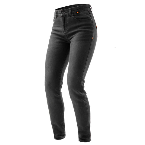 Rebelhorn Bronco Monolayer Washed Black Women's Motorcycle Jeans