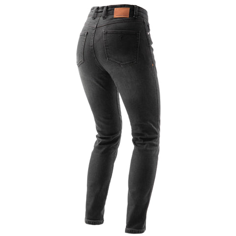 Rebelhorn Bronco Monolayer Washed Black Women's Motorcycle Jeans