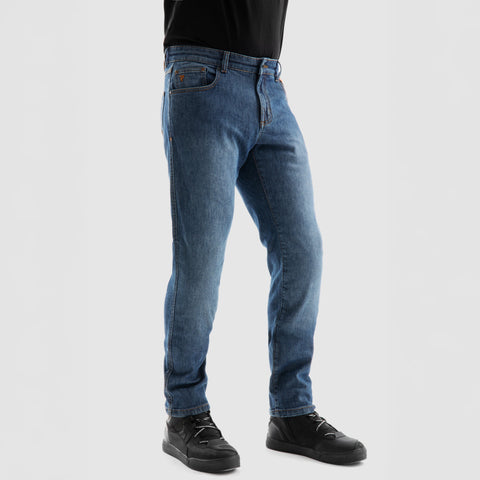 Rebelhorn Bronco Monolayer Washed Blue Motorcycle Jeans