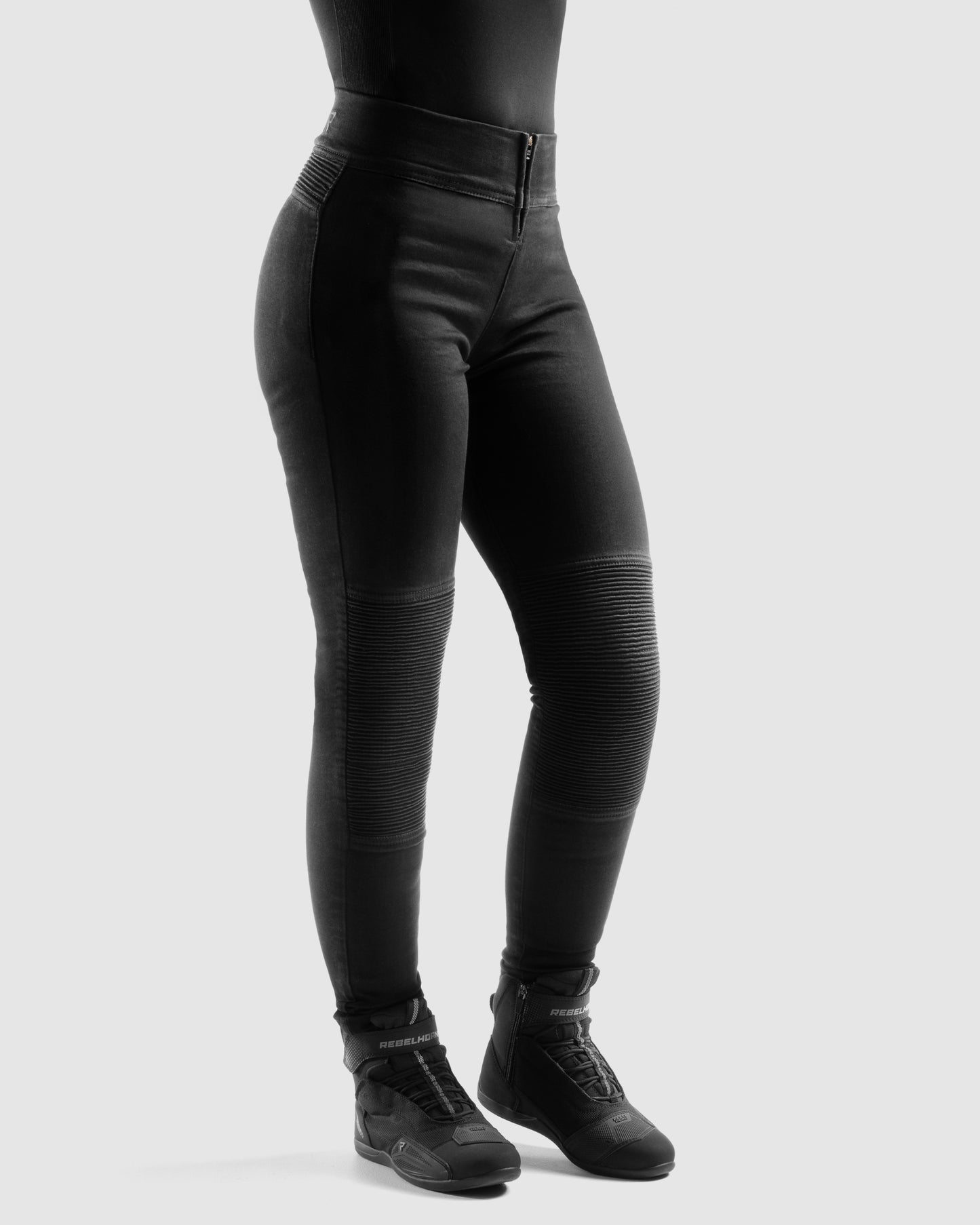 Chica Women's Motorcycle Leggings Black