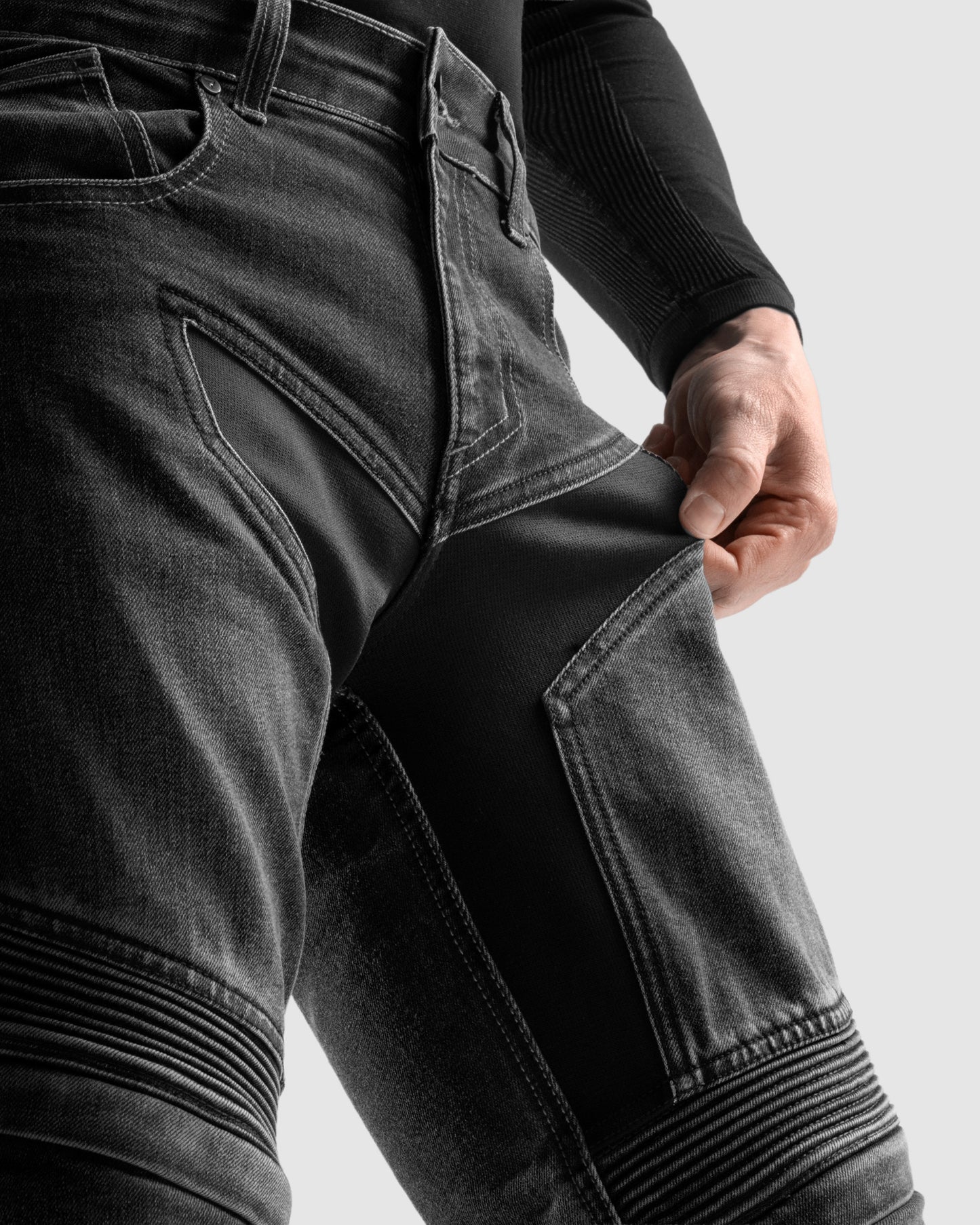 Eagle 4 Motorcycle Jeans Regular Black