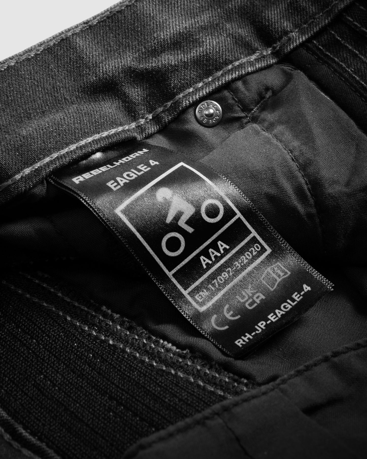 Eagle 4 Motorcycle Jeans Regular Black