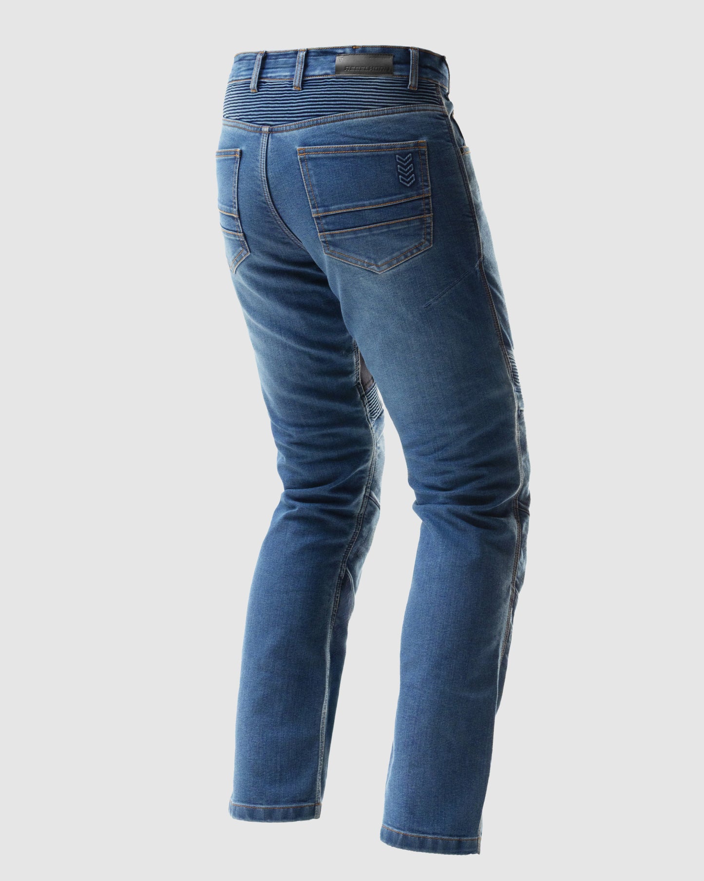 Eagle 4 Motorcycle Jeans Regular Washed Blue