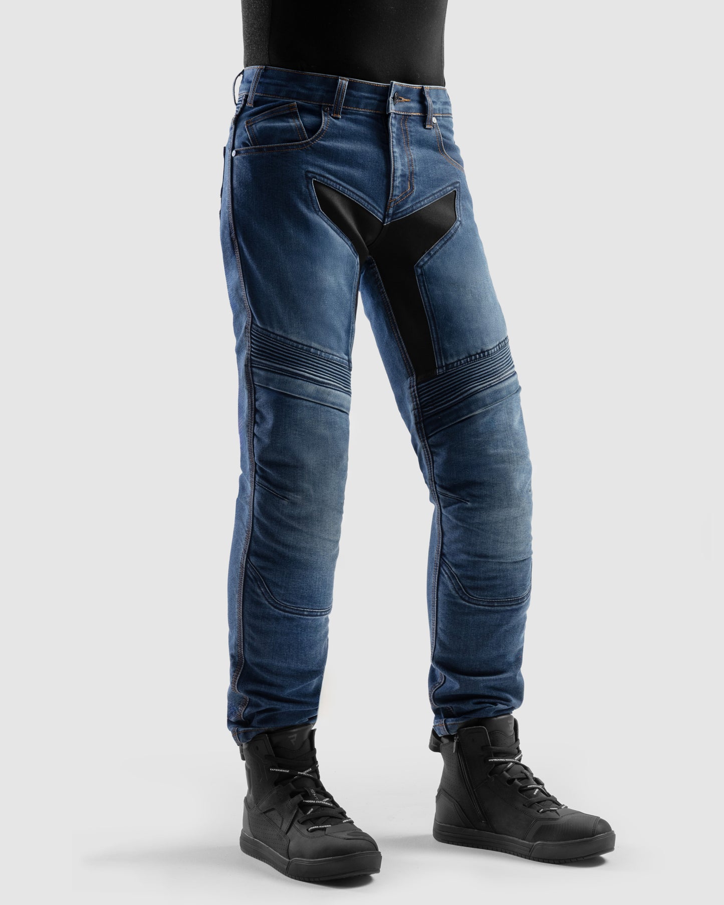 Eagle 4 Motorcycle Jeans Regular Washed Blue