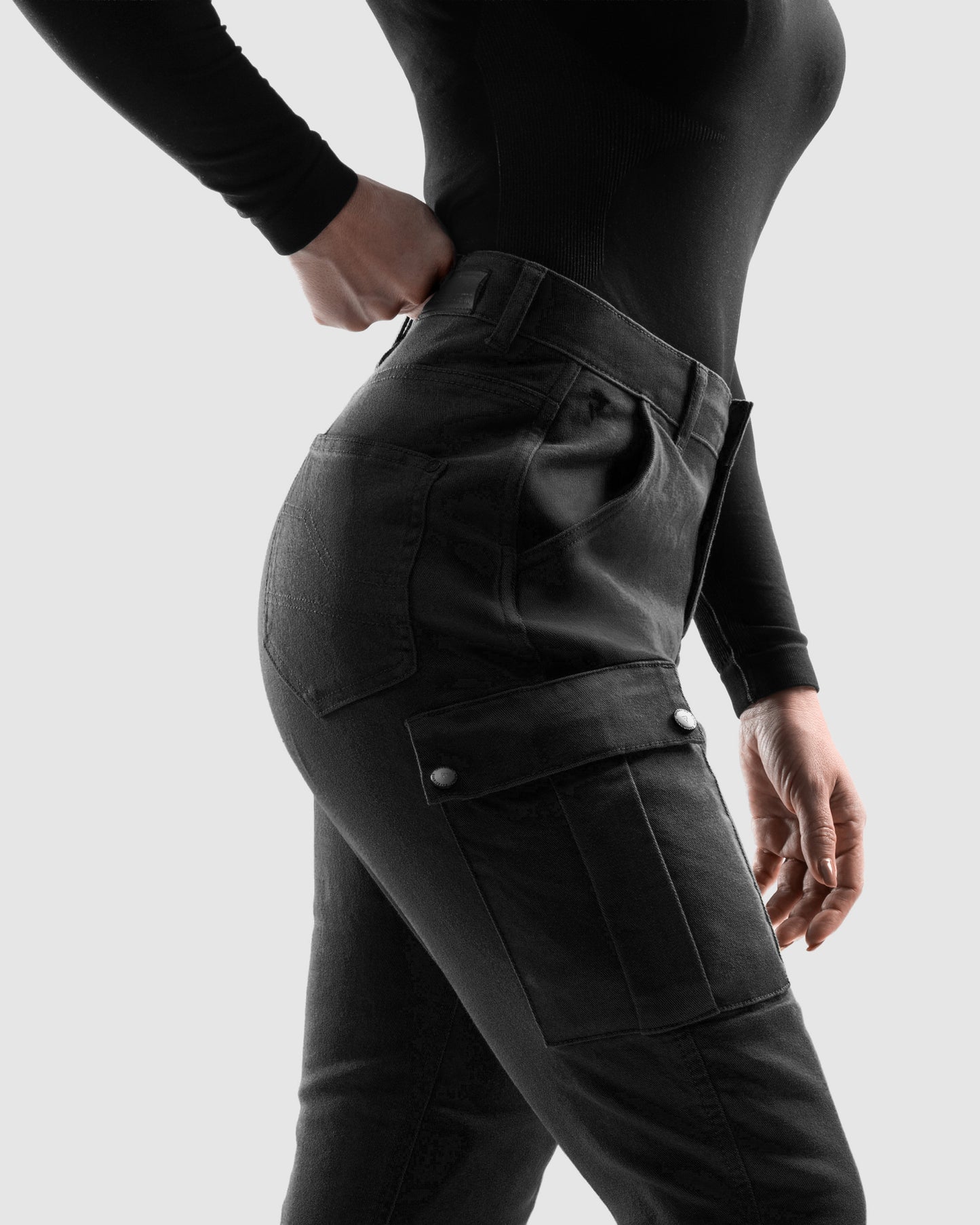 Faster Women’s Motorcycle Jeans Black