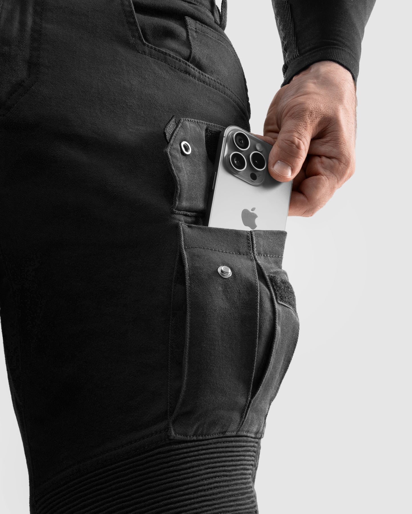 Faster Motorcycle Jeans Black