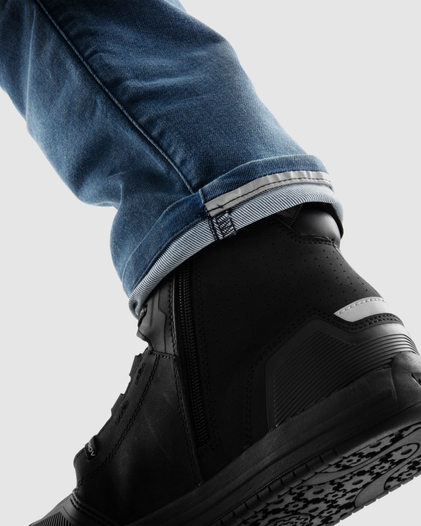 Revolt Motorcycle Jeans Washed Blue