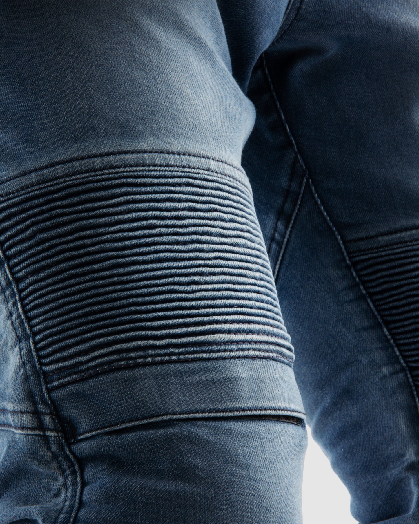 Revolt Motorcycle Jeans Washed Blue