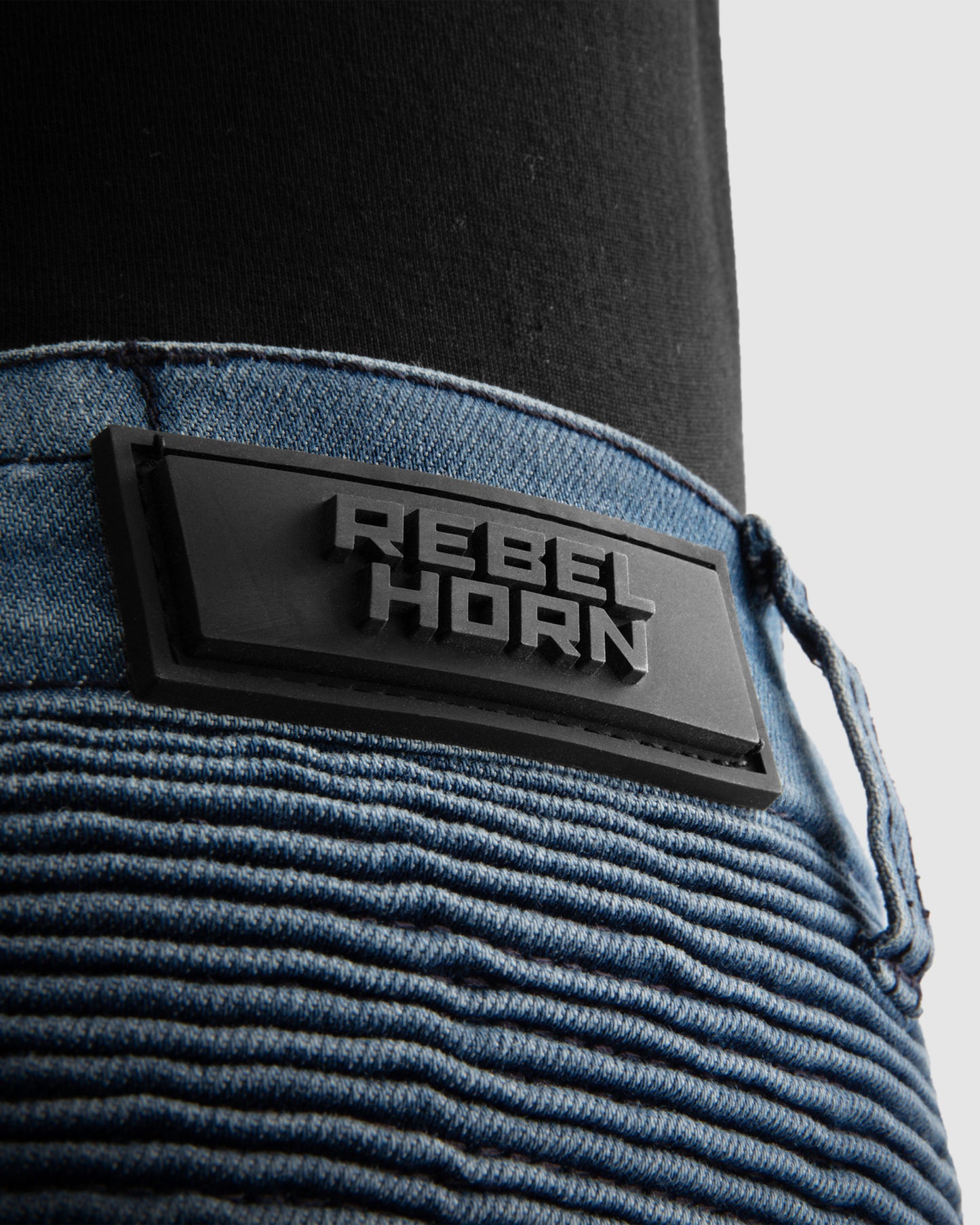 Revolt Motorcycle Jeans Washed Blue