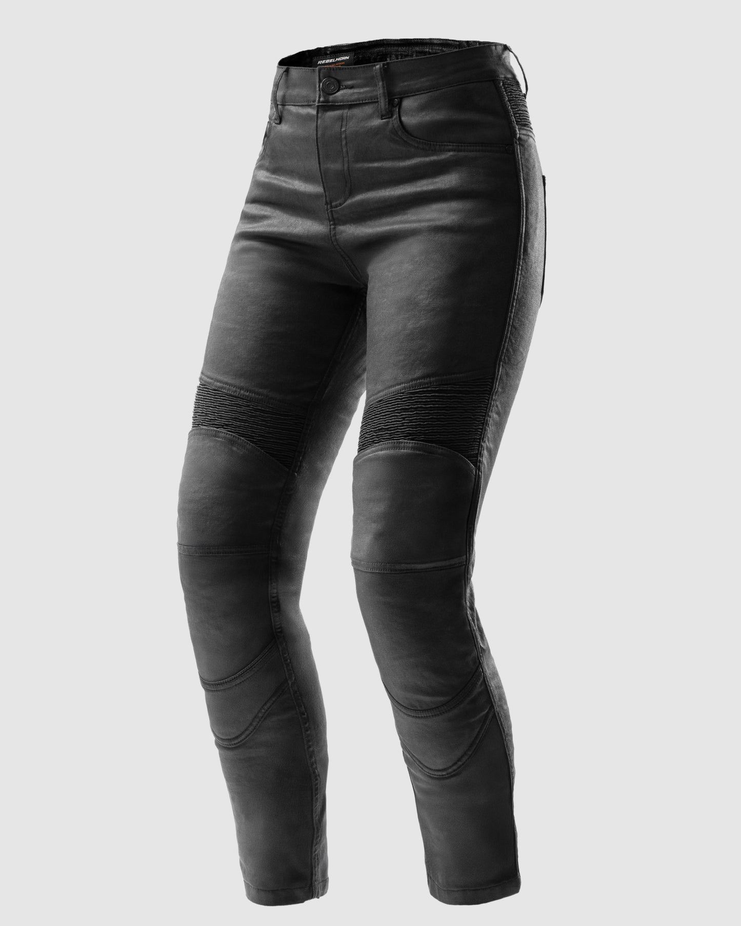 Roxy Motorcycle Jeans Women's Slim Black Waxed