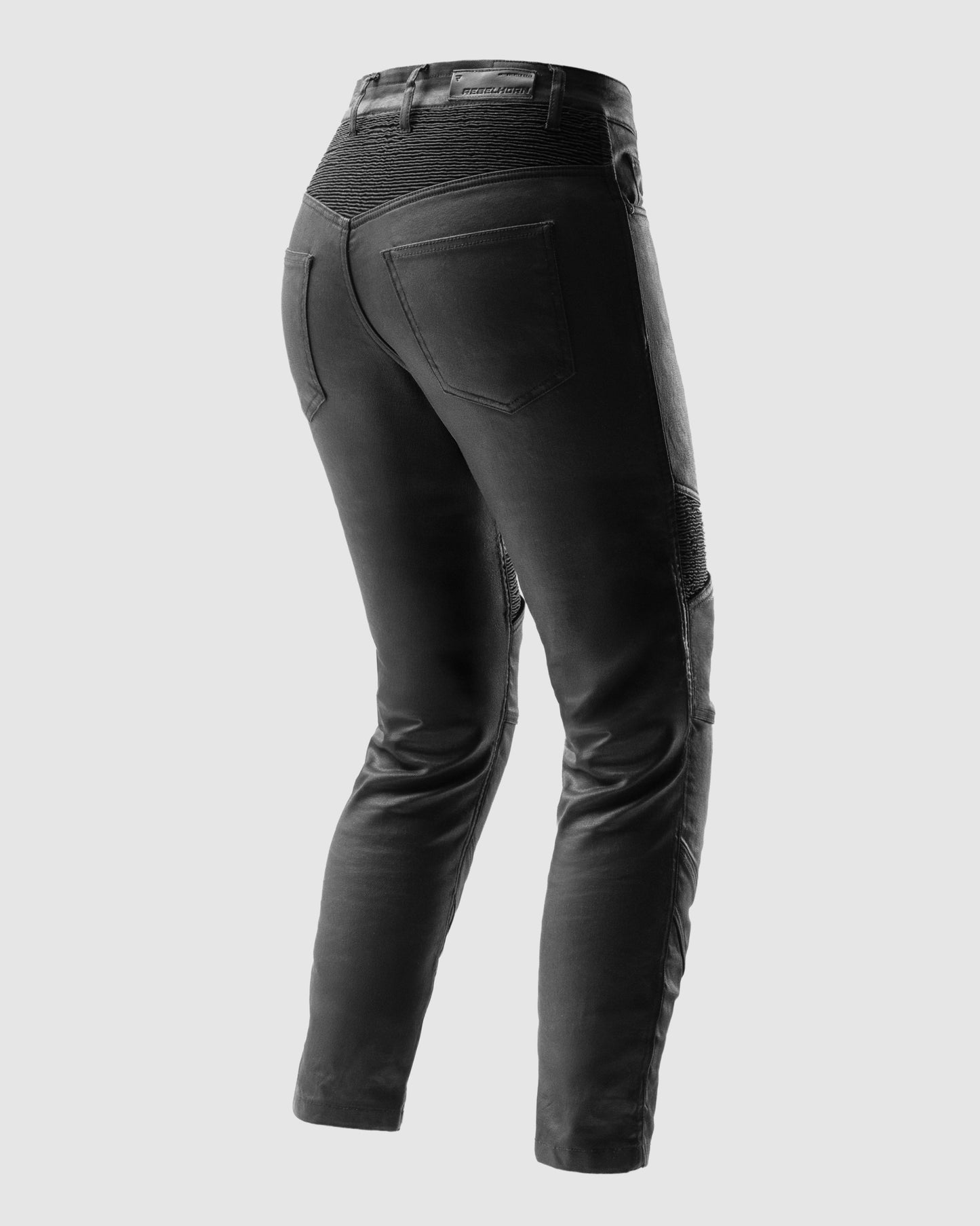 Roxy Motorcycle Jeans Women's Slim Black Waxed