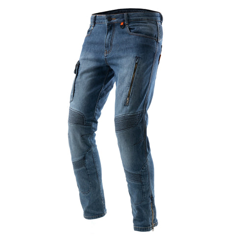 Rebelhorn Vandal Monolayer Washed Blue Motorcycle Jeans