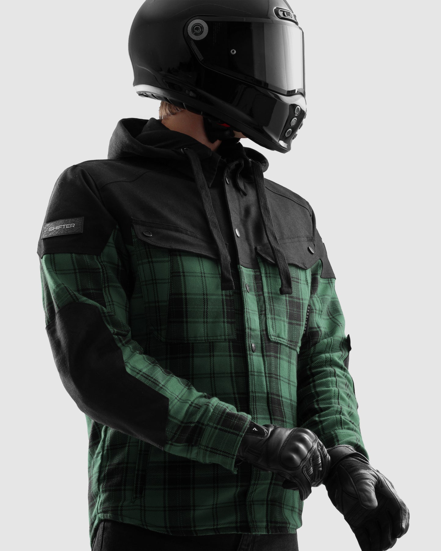 Shifter Motorcycle Shirt Green