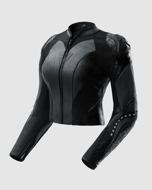 Diva RS Women’s Motorcycle Jacket Black